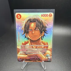ONE PIECE TCG Portgas D Ace SP ST15-005 SR The Time of Battle OP16 English - Image 1