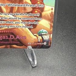 ONE PIECE TCG Portgas D Ace SP ST15-005 SR The Time of Battle OP16 English - Image 4