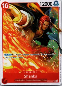 Shanks OP06-007 Foil SR Wings of the Captain ONE PIECE NM - Image 1