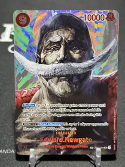 EDWARD NEWGATE - One Piece OP02-004 - SP Special Super Rare - Kingdoms Intrigue - Image 1