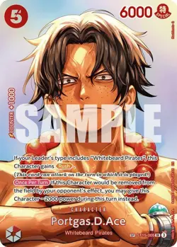 NM-Mint, English One Piece Portgas.D.Ace (SP) - ST15-005 - SR - Foil The Time of - Image 1