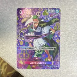 Namco One Piece CCG Zoro-Juurou SP OP05-067 Foil Rare 4000 Power EN - Image 1