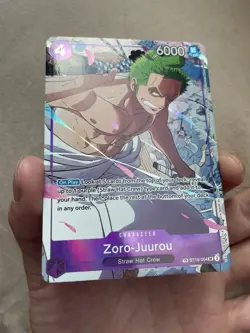 One Piece Zoro-Juurou Treasure Rare (TR) ST18-004 Emperors in the New World LP - Image 2