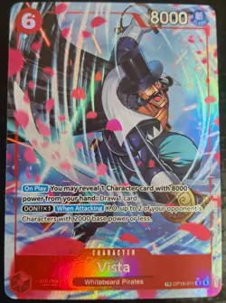 Vista Treasure Rare (TR) OP16-011 - One Piece TCG: The Time of Battle - English - Image 1