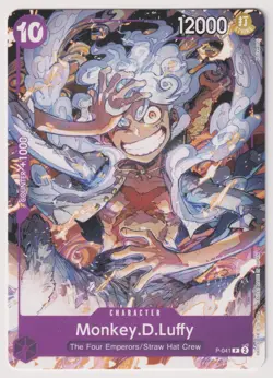 Monkey D Luffy P-041 Promo NM One Piece TCG English - Image 1