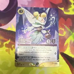 Disney Lorcana TCG Tinker Bell Snowflake Collector 34/P3 Foil Set Championship - Image 1