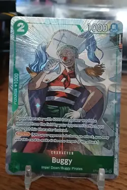 Bandai One Piece Card Game Buggy ST30-011 Alternate Art Foil Lux&Luffy Starter - Image 1