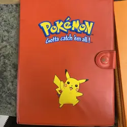 Lot Of 3 Pokemon Red, Orange, Purple Plastic Binder Vintage for Pokemon Cards - Image 4