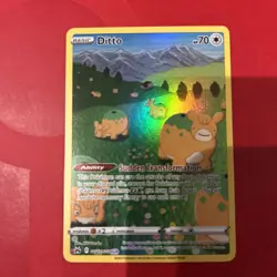 Pokemon TCG Ditto Holo Ultra Rare Card GG22/GG70 Crown Zenith: Galarian Gallery - Image 2