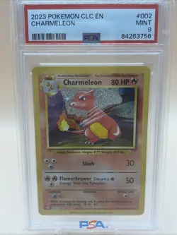 PSA 9 Charmeleon 2023 Pokemon CLC En #002 Mint Graded Card Fast Free Shipping - Image 1
