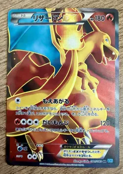 Japanese Charizard EX XY2 Wild Blaze 081/080 Holo Custom Handmade Fan Art Card - Image 1