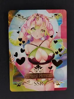 Kanroji Mitsuri Goddess Story Doujin Waifu Card SSR Demon Slayer - Image 1
