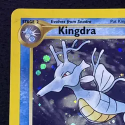 Kingdra 8/111 Pokemon TCG Neo Genesis Holo Foil Rare Card Lightly Played LP - Image 2