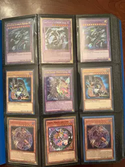 Yugioh Collection Binder 350+ Cards Tons Of Foil Cards - Image 1