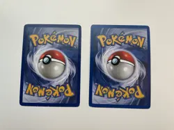 Pokemon Pair of Hitmonchan Cards 8/130 Promo and 7/102 Holo Rare - Image 2