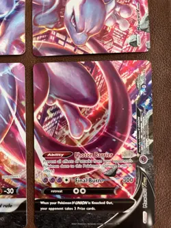 Pokemon TCG Mewtwo V-UNION 4-Card Set SWSH159-162 Holo - Image 5