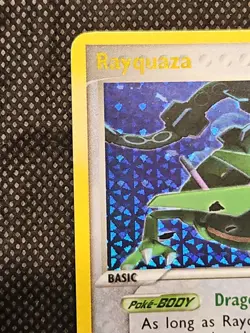 Rayquaza Ex Deoxys 22/107 Reverse Holo Stamped 2000 Pokemon Card VLP+ NM - Image 2