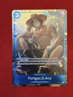 Portgas.D.Ace (Tin Pack Set Vol. 2) P-074 Foil One Piece Promotion Cards NM - Image 1