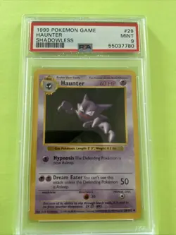 Pokemon TCG Haunter Base Set, Shadowless Uncommon Card 29/102 - Image 1