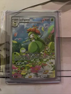 Pokemon Lilligant 092/086 Sv: Black Bolt illustration Rare Card NM - Image 1