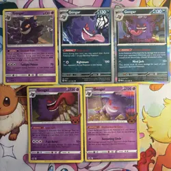 Gengar 5 Card Lot - Non-holo & Holo - Image 1