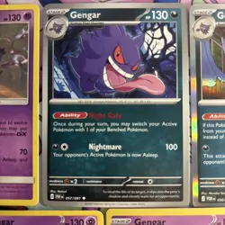 Gengar 5 Card Lot - Non-holo & Holo - Image 3