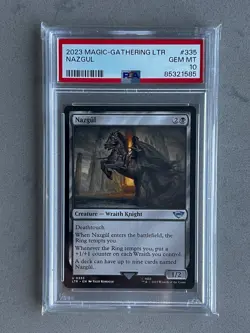 PSA 10 - MTG Lord of the Rings Nazgul Card #335 Magic the Gathering 0335 LOW POP - Image 1