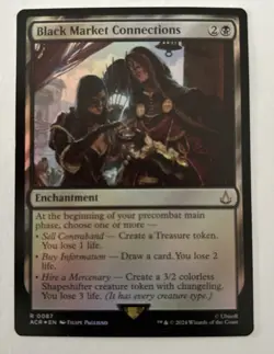 Black Market Connections -Foil Near Mint MTG Universes Beyond: Assassin's Creed - Image 1