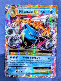 Pokemon XY Evolutions Mega Card M Blastoise EX 22/108 Ultra Rare Holo NM - Image 1