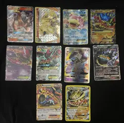 10 Rare Pokemon Cards (GX and EX) - Image 1