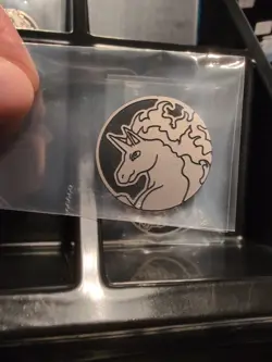 Pokemon Silver Rapidash Mini Coin From 151 Chinese - Image 1