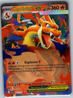 Mega Charizard Y ex 022/217 ME: Ascended Heroes - Pokemon Card - NM - Image 1