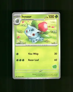 Ivysaur Unconfirmed My First Battle Pokemon Near Mint - Image 1
