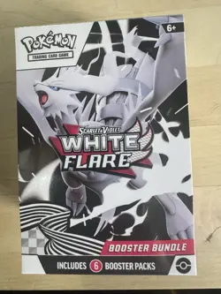 Pokemon TCG Scarlet & Violet—White Flare Booster Bundle 6 Packs English Reshiram - Image 1