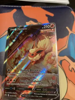 Flareon V SWSH179 Sword & Shield Promo Holo English 210 HP Pokemon TCG - Image 2