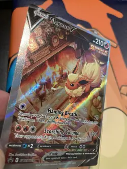 Flareon V SWSH179 Sword & Shield Promo Holo English 210 HP Pokemon TCG - Image 3