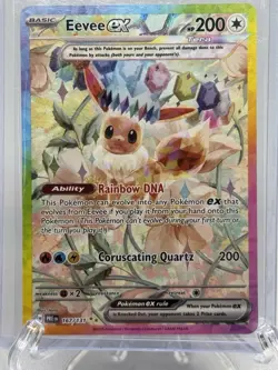 Eevee ex - 167/131 - Pokemon Prismatic Evolutions Special Illustration Rare NM - Image 1