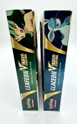 POKEMON TCG GLACEON & LEAFEON V STAR Special Collection Boxes - Brand New/Sealed - Image 5