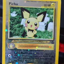 Pichu Neo Genesis Holo Rare Holo 30 HP English Basic Baby Pokemon TCG - Image 1