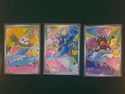 First Partner Illustration Collection Series 1 Gen 7 Alola Starters Pokemon TCG - Image 1