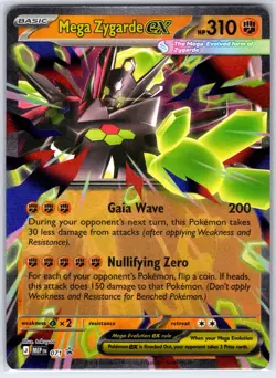 Mega Zygarde ex 071 Holo Promo ME: Mega Evolution Promo Pokemon Holo Near Mint - Image 1