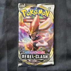 Pokemon Rebel Clash - Booster Pack - Cinderace Art - Factory Sealed - Image 1
