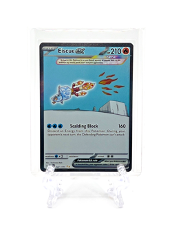 EISCUE EX Pokemon TCG SV03 Obsidian Flames 222/197 SPECIAL ILLUSTRATION RARE - Image 3
