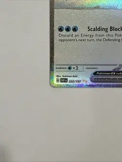 Pokemon TCG Eiscue EX Special Illustration Rare HOLO 222/197 - Obsidian Flames - Image 4
