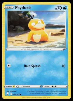 Psyduck 024/203 Common Evolving Skies Pokemon Near Mint - Image 1