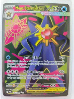 Pokemon Mega Starmie ex 102/088 Ultra Rare ME02: Perfect Order - Image 1