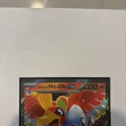 Pokemon TCG: 2025 Ethan's Ho-Oh Ex 039/182-DOUBLE RARE HOLO-Destined Rivals Holo - Image 2
