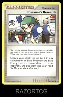 ROSEANNE'S RESEARCH 125/132 UC SECRET WONDERS POKEMON LP/MP - Image 1