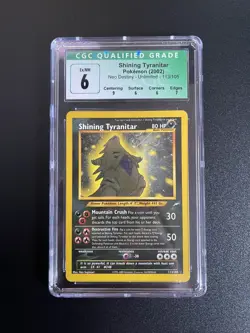 Shining Tyranitar-Pokemon NeoDestiny Unlimited 113/143-CGC 6 Ex/NM-LOW POP (48)! - Image 2