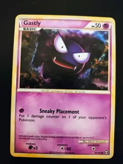 Gastly 63/102 + Haunter 35/102 Pokemon TCG HS Triumphant English 2010 Near Mint - Image 3